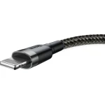 Baseus Cafule Braided USB 2.0 Cable USB-C male - USB-A male Μαύρο 3m (CATKLF-UG1) - Image 4
