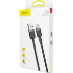 Baseus Cafule Braided USB 2.0 Cable USB-C male - USB-A male Μαύρο 3m (CATKLF-UG1) - Image 6