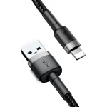 Baseus Cafule Braided USB 2.0 Cable USB-C male - USB-A male Μαύρο 3m (CATKLF-UG1) - Image 3