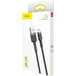 Baseus Cafule Braided USB 2.0 to micro USB Cable Γκρι 1m (CAMKLF-BG1) - Image 3