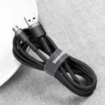 Baseus Cafule Braided USB 2.0 to micro USB Cable Γκρι 1m (CAMKLF-BG1) - Image 5