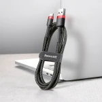 Baseus Cafule Braided USB 2.0 Cable USB-C male - USB-A male Μαύρο 0.5m (CATKLF-A91) - Image 4