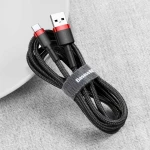 Baseus Cafule Braided USB 2.0 Cable USB-C male - USB-A male Μαύρο 0.5m (CATKLF-A91) - Image 5