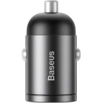 Baseus Φορτιστής Αυτοκινήτου Γκρι Tiny Star Mini PPS Συνολικής Έντασης 5A Γρήγορης Φόρτισης με μία Θύρα Type-C μαζί με Καλώδιο type-C / Όχι - Image 3