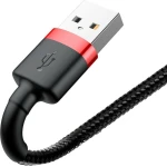 Baseus Cafule Braided USB to Lightning Cable Κόκκινο 0.5m (CALKLF-A19) - Image 6