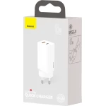 Baseus Φορτιστής Χωρίς Καλώδιο με Θύρα USB-A και Θύρα USB-C Λευκός (CCGAN2L-B02) - Image 2