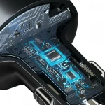 Baseus FM Transmitter Αυτοκινήτου με AUX / USB / MicroSD Γρήγορης Φόρτισης QC3.0 - Image 3