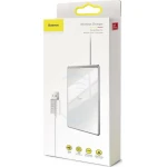 Baseus Ασύρματος Φορτιστής (Qi Pad) 15W Λευκός (Card Ultra Thin) - Image 4