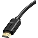 Baseus HDMI 2.0 Cable HDMI male - HDMI male 1m Μαύρο - Image 3