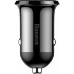 Baseus Φορτιστής Αυτοκινήτου Μαύρος Grain Pro Συνολικής Έντασης 4.8A με Θύρες: 2xUSB - Image 6