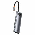 Baseus Metal Gleam USB-C Docking Station με HDMI 4K PD Γκρι - Image 2