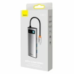 Baseus Metal Gleam USB-C Docking Station με HDMI 4K PD Γκρι - Image 5