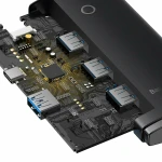 Baseus Lite Series 2m USB 3.0 Hub 5 Θυρών με σύνδεση USB-C - Image 4