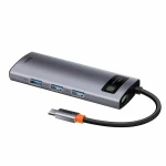 Baseus Metal Gleam USB-C Docking Station με HDMI 4K PD Ασημί WKWG020013 - Image 4
