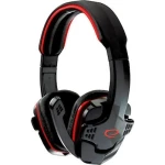 Esperanza Raven Over Ear Gaming Headset με σύνδεση 2x3.5mm Κόκκινο - Image 1