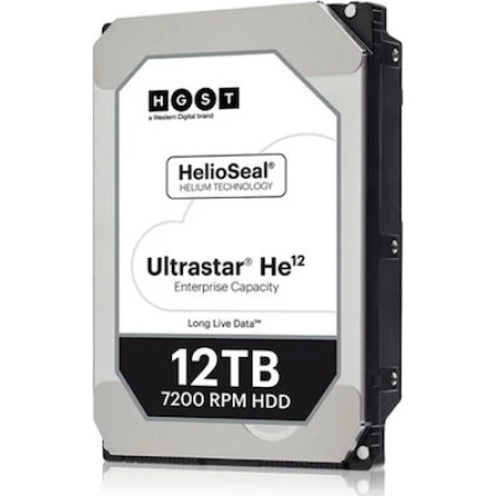 Hitachi Ultrastar HE12 ISE 12TB HDD Σκληρός Δίσκος 3.5" SATA III 7200rpm με 256MB Cache για NAS / Server