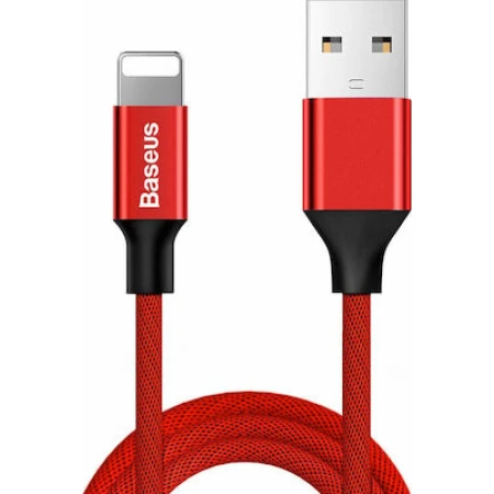 Baseus Yiven Braided USB to Lightning Cable Κόκκινο 1.8m (CALYW-A09)