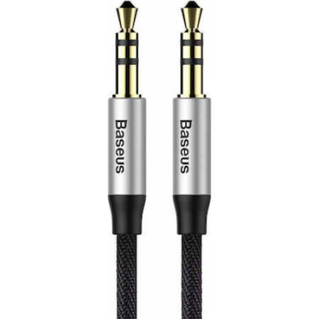 Baseus Καλώδιο 3.5mm male - 3.5mm male Μαύρο 1.5m (CAM30-CS1)