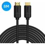 Baseus HDMI 2.0 Cable HDMI male - HDMI male 8m Μαύρο - Image 1