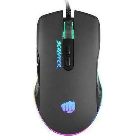 Natec Scrapper RGB Gaming Ποντίκι 6400 DPI Μαύρο