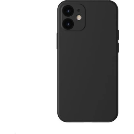 Baseus Liquid Silica Gel Back Cover Σιλικόνης Classic Black (iPhone 12 mini)