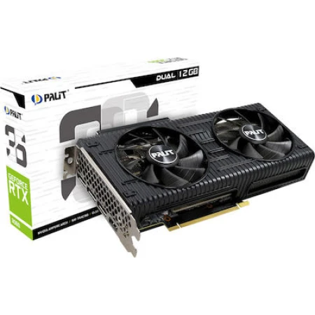 Palit GeForce RTX 3060 12GB GDDR6 Dual 
 NE63060019K9-190AD