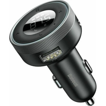 Baseus FM Transmitter Αυτοκινήτου με AUX / USB / MicroSD Γρήγορης Φόρτισης QC3.0