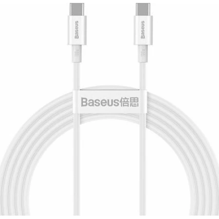 Baseus Superior USB 2.0 Cable USB-C male - USB-C male Λευκό 2m (CATYS-C02)