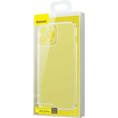 Baseus Frosted Glass Back Cover Σιλικόνης Διάφανο (iPhone 13 Pro)