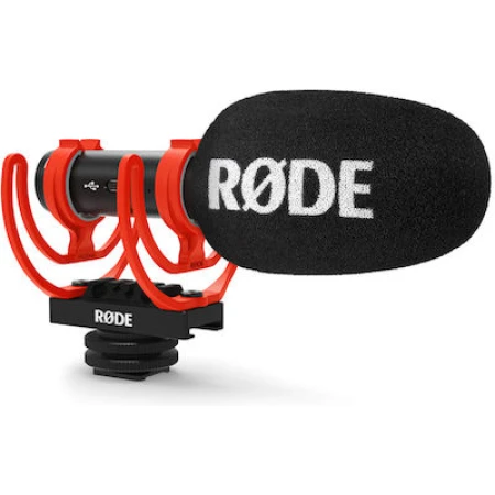 Rode Πυκνωτικό Μικρόφωνο 3.5mm / USB Type-C Video Mic Go II Τοποθέτηση Shock Mounted/Clip On για Κάμερα