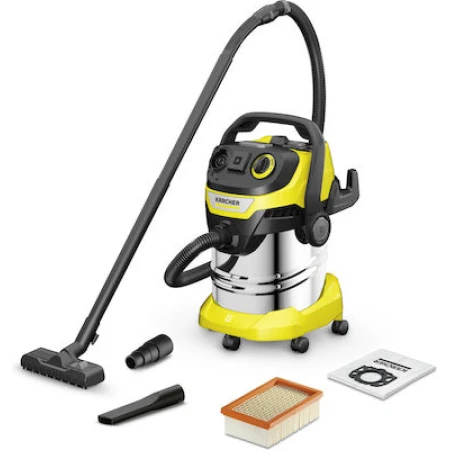 Karcher WD 5 P S V-25/5/22 Σκούπα Υγρών / Στερεών 1100W με Κάδο 25lt