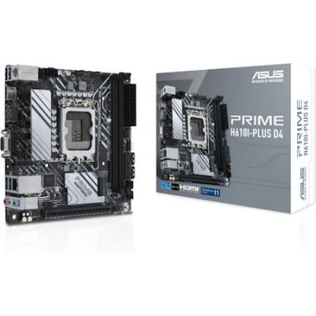 Asus Prime H610I-PLUS D4 Motherboard Mini ITX με Intel 1700 Socket