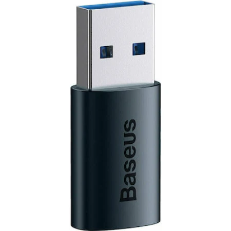Baseus Ingenuity Μετατροπέας USB-A male σε USB-C female Μπλε