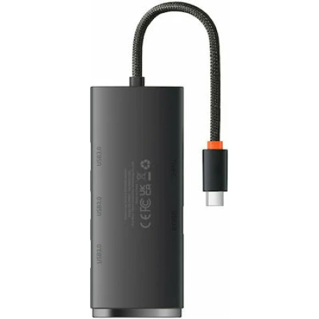 Baseus Lite Series 25cm USB 3.0 Hub 5 Θυρών με σύνδεση USB-C