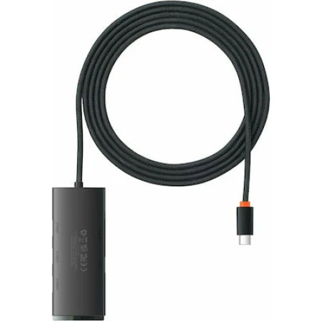 Baseus Lite Series 2m USB 3.0 Hub 5 Θυρών με σύνδεση USB-C