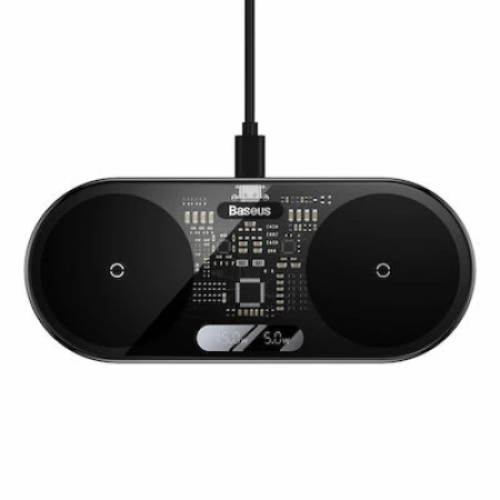 Baseus Ασύρματος Φορτιστής (Qi Pad) 20W Μαύρος (WXSX010101)