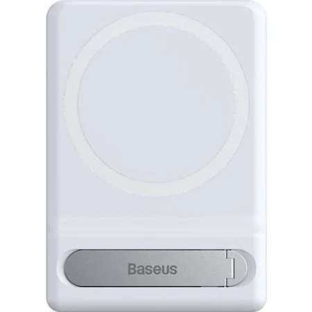 Baseus Foldable Magnetic Swivel Βάση Γραφείου για Κινητό σε Λευκό χρώμα