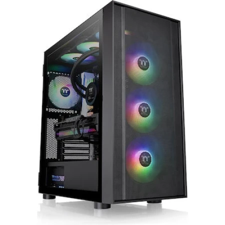 Thermaltake H570 TG ARGB Gaming Midi Tower Κουτί Υπολογιστή με Πλαϊνό Παράθυρο Μαύρο