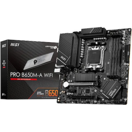 MSI Pro B650M-A WiFi Motherboard Micro ATX με AMD AM5 Socket