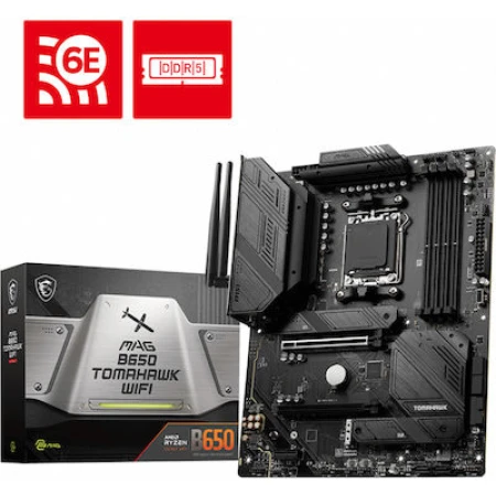 MSI Mag B650 Tomahawk WIFI Motherboard ATX με AMD AM5 Socket
