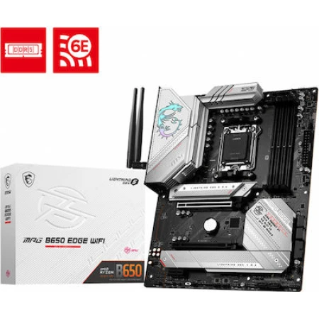 MSI MPG B650 Edge WIFI Motherboard ATX με AMD AM5 Socket