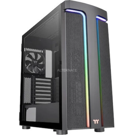 Thermaltake H590 ARGB Gaming Midi Tower Κουτί Υπολογιστή με Πλαϊνό Παράθυρο Μαύρο