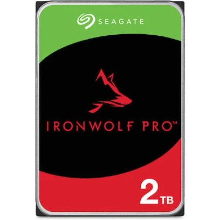 Seagate IronWolf Pro 2TB HDD Σκληρός Δίσκος 3.5" SATA III 7200rpm με 256MB Cache για NAS