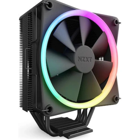 NZXT T120 RGB Ψύκτρα Επεξεργαστή για Socket AM4/AM5/1200/115x/1700 Black