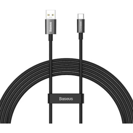 Baseus Superior USB 2.0 Cable USB-C male - USB-A male Μαύρο 2m (CAYS001001)
