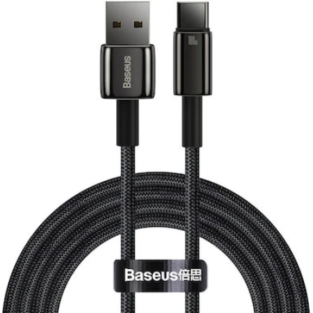 Baseus Tungsten Gold USB 2.0 Cable USB-C male - USB-A male Χρυσό 2m (CAWJ000101)