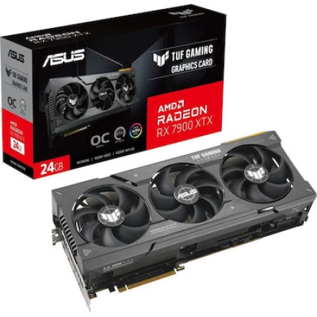 Asus Radeon RX 7900 XTX 24GB GDDR6 TUF Gaming OC 
 90YV0IG0-M0NA00