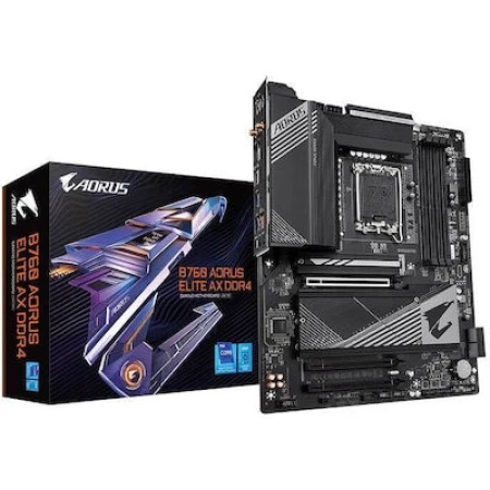 Gigabyte B760 Aorus Elite AX DDR4 (rev. 1.0) Motherboard ATX με Intel 1700 Socket