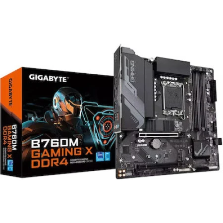Gigabyte B760M Gaming X DDR4 (rev. 1.0) Motherboard Micro ATX με Intel 1700 Socket
