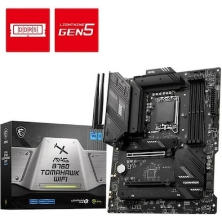 MSI MAG B760 TOMAHAWK WIFI Motherboard ATX με Intel 1700 Socket